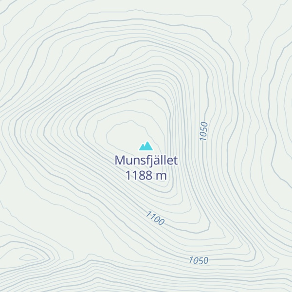 Map of Munsfjället