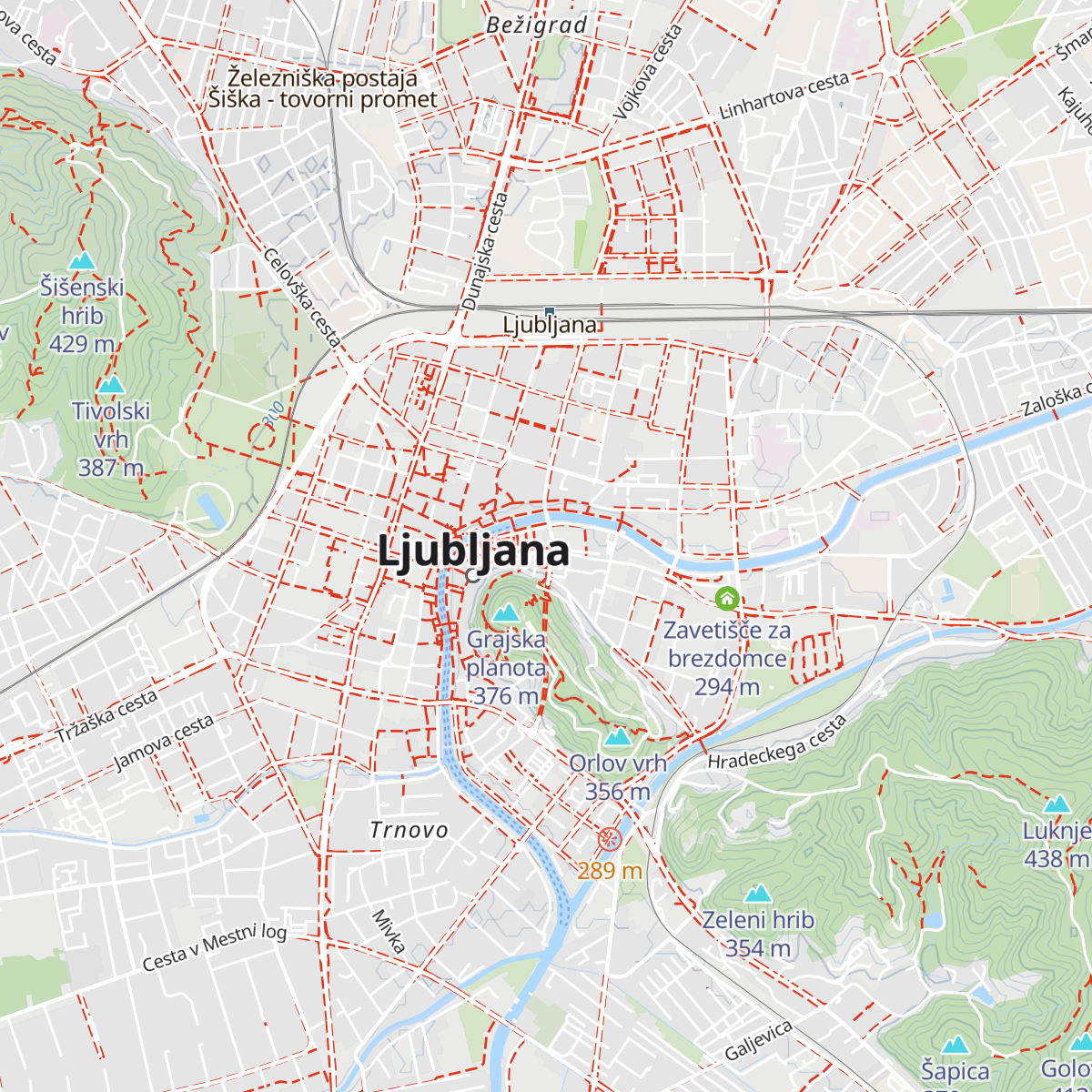 Slovenian Tourist Information Centre - STIC map