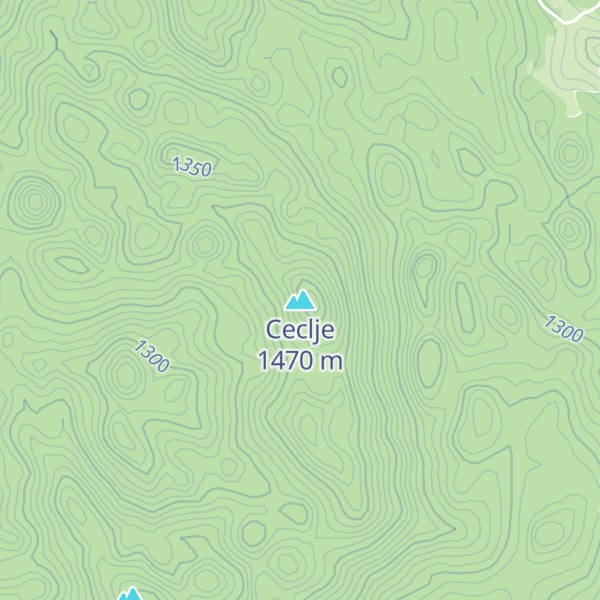 Map of Ceclje