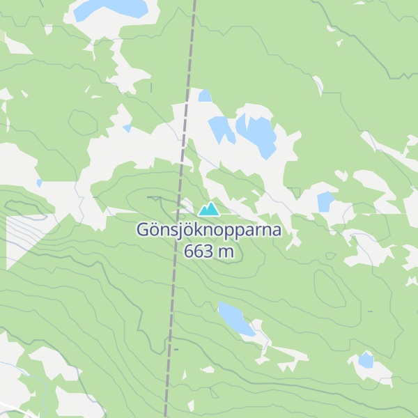 Map of Gönsjöknopparna
