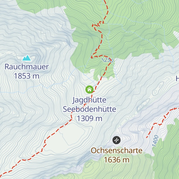 Map of Jagdhütte Seebodenhütte