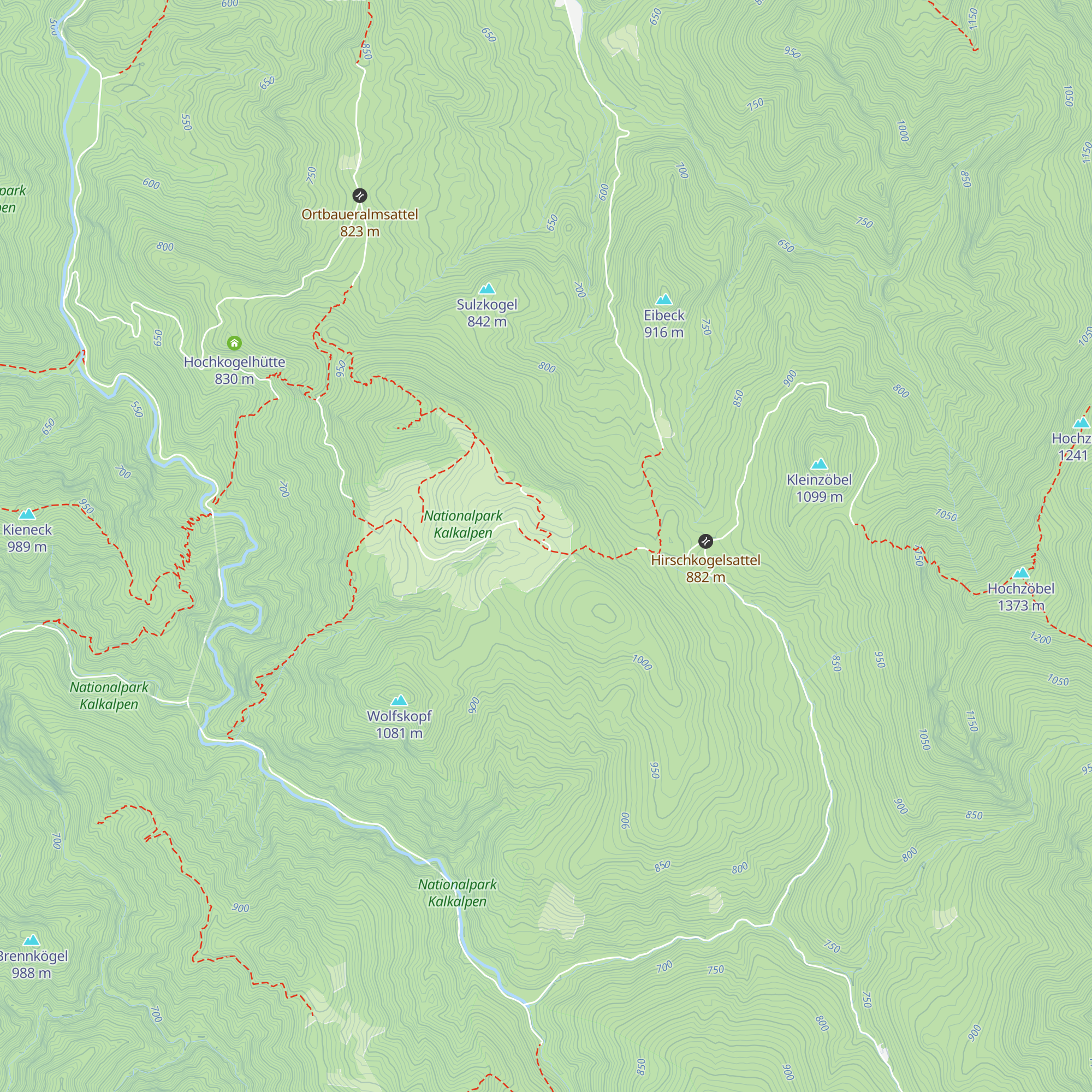 Anlaufalm map