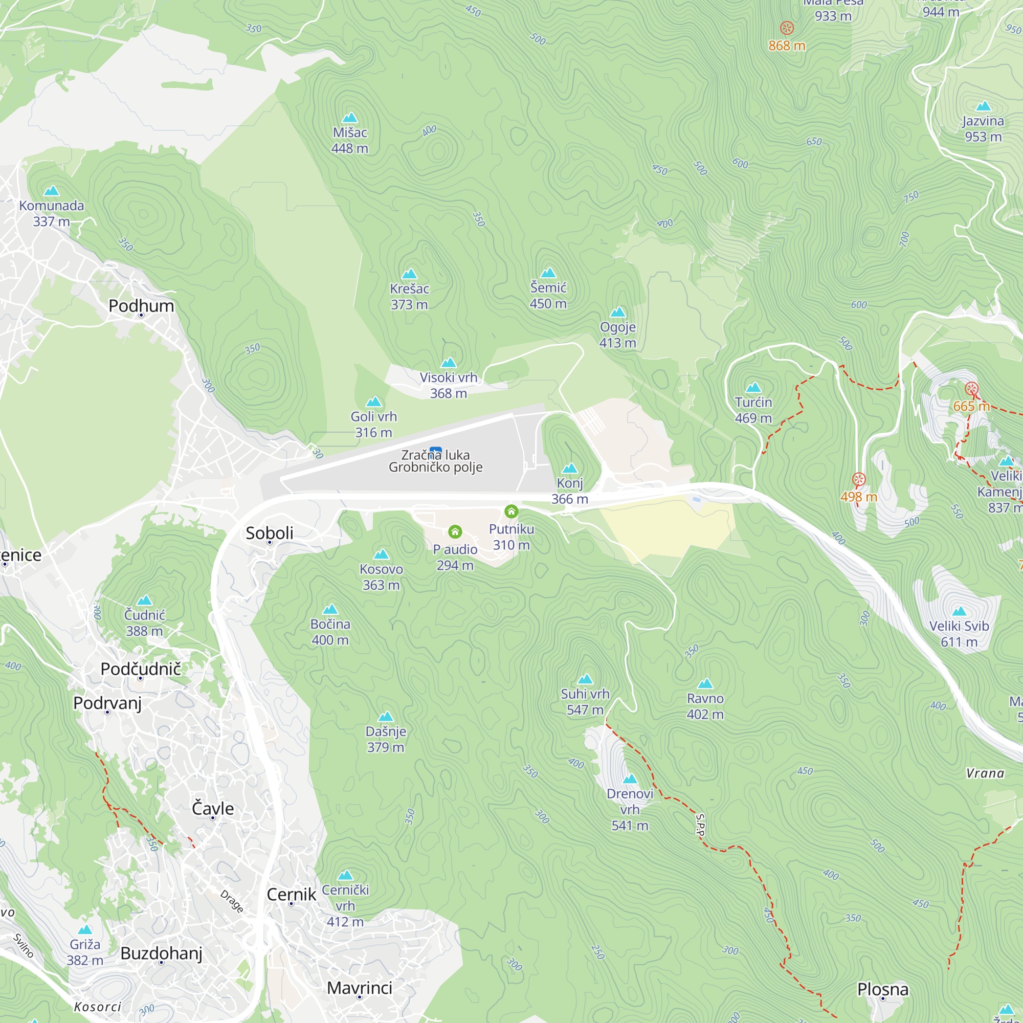 Putniku map