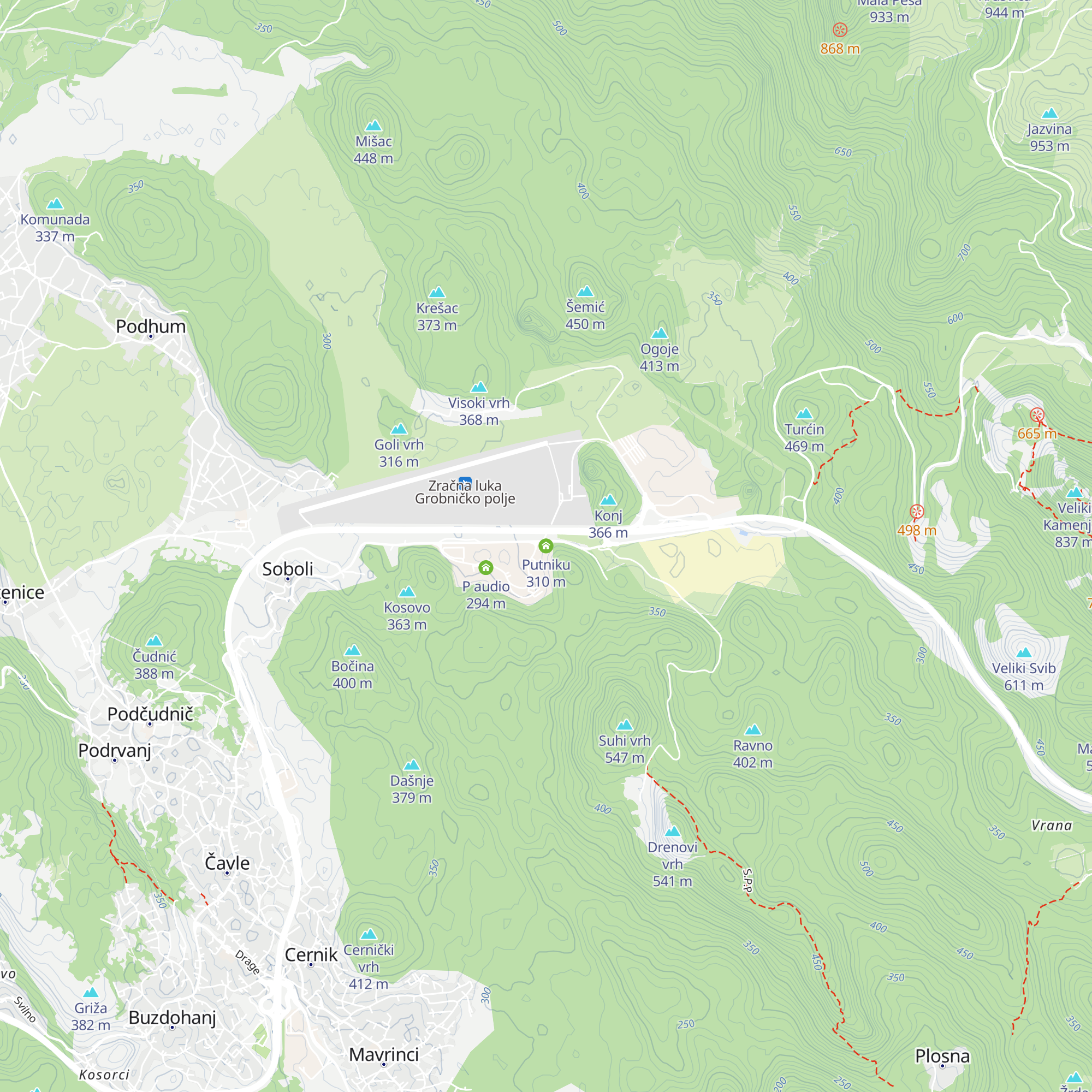 Putniku map