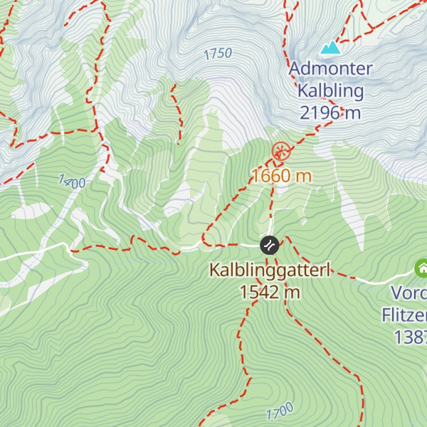 Map of Bergrettungshütte