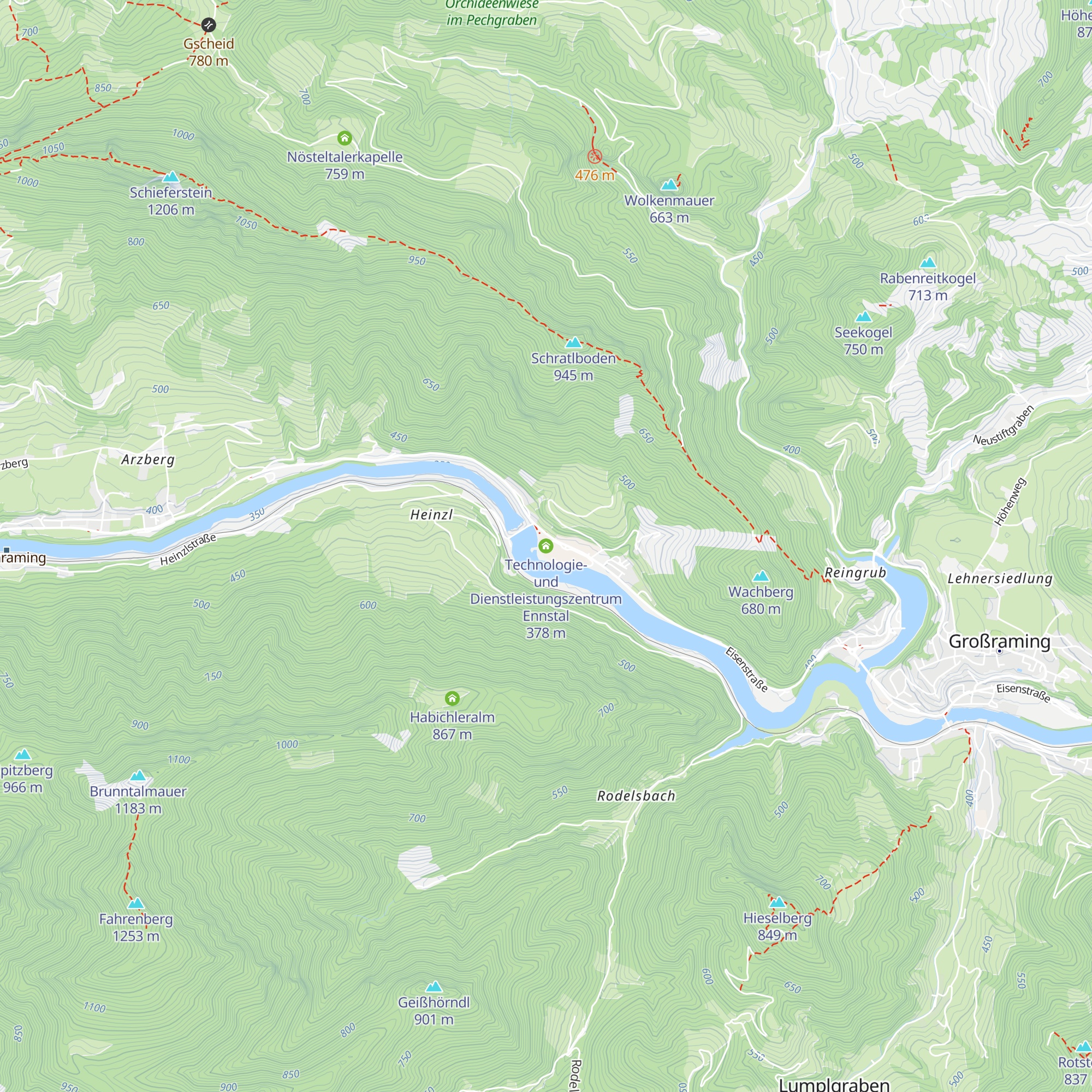 Technologie- und Dienstleistungszentrum Ennstal map