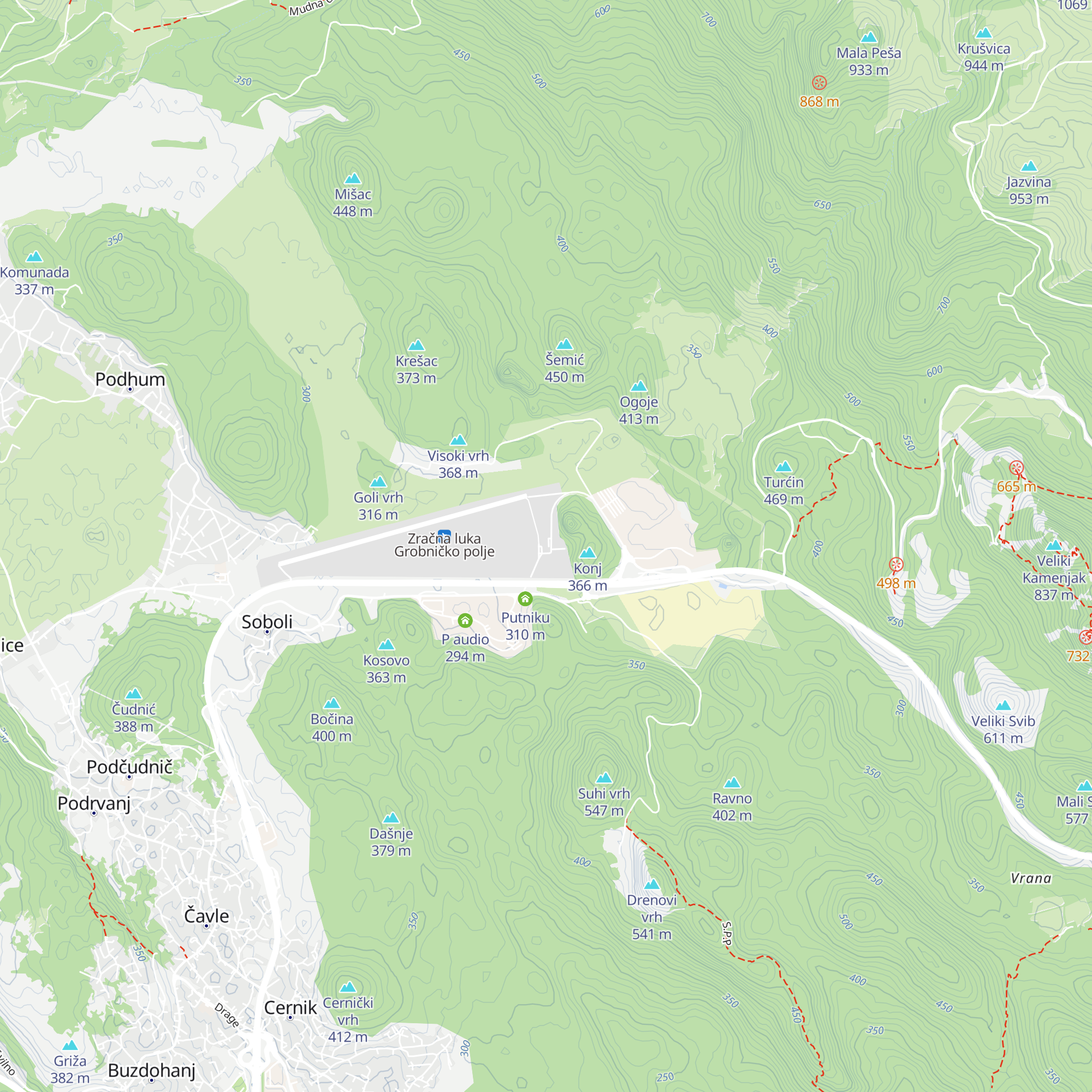 Aerosteak map
