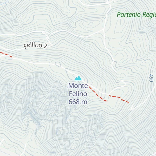Map of Monte Felino