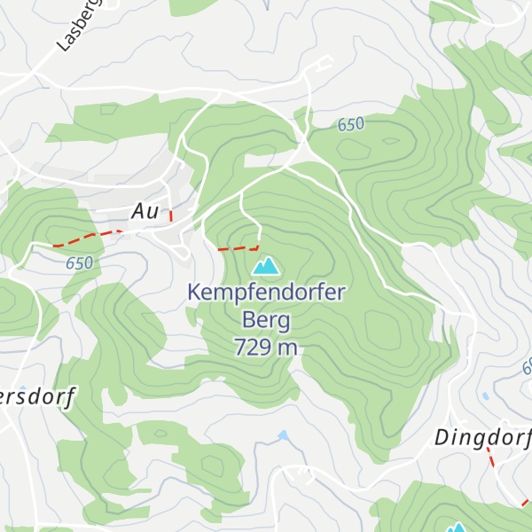 Map of Kempfendorfer Berg