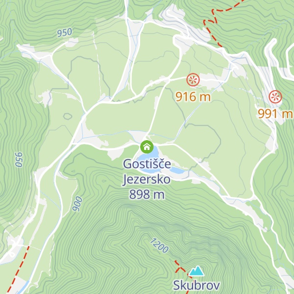 Map of Gostišče Jezersko