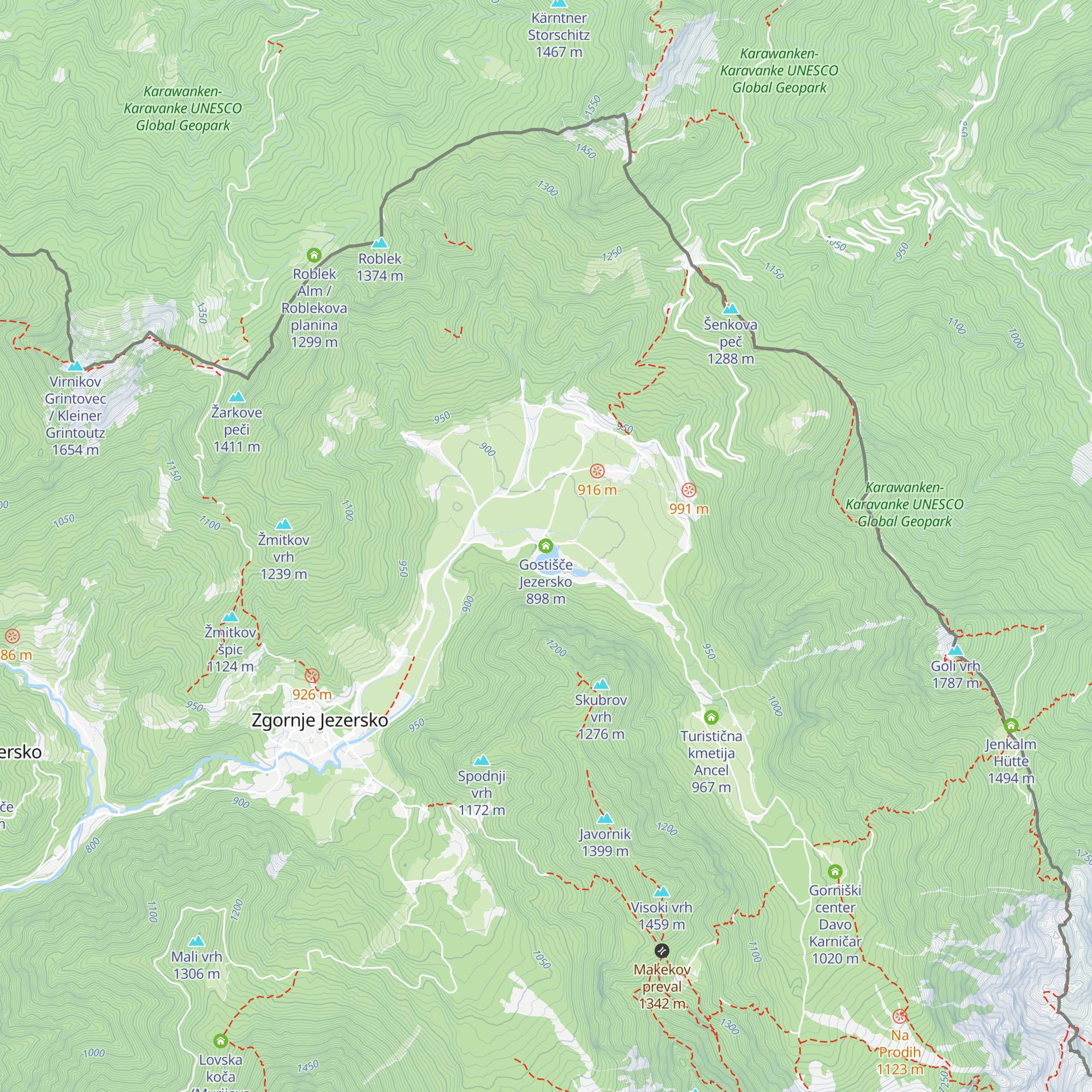 Gostišče Jezersko map