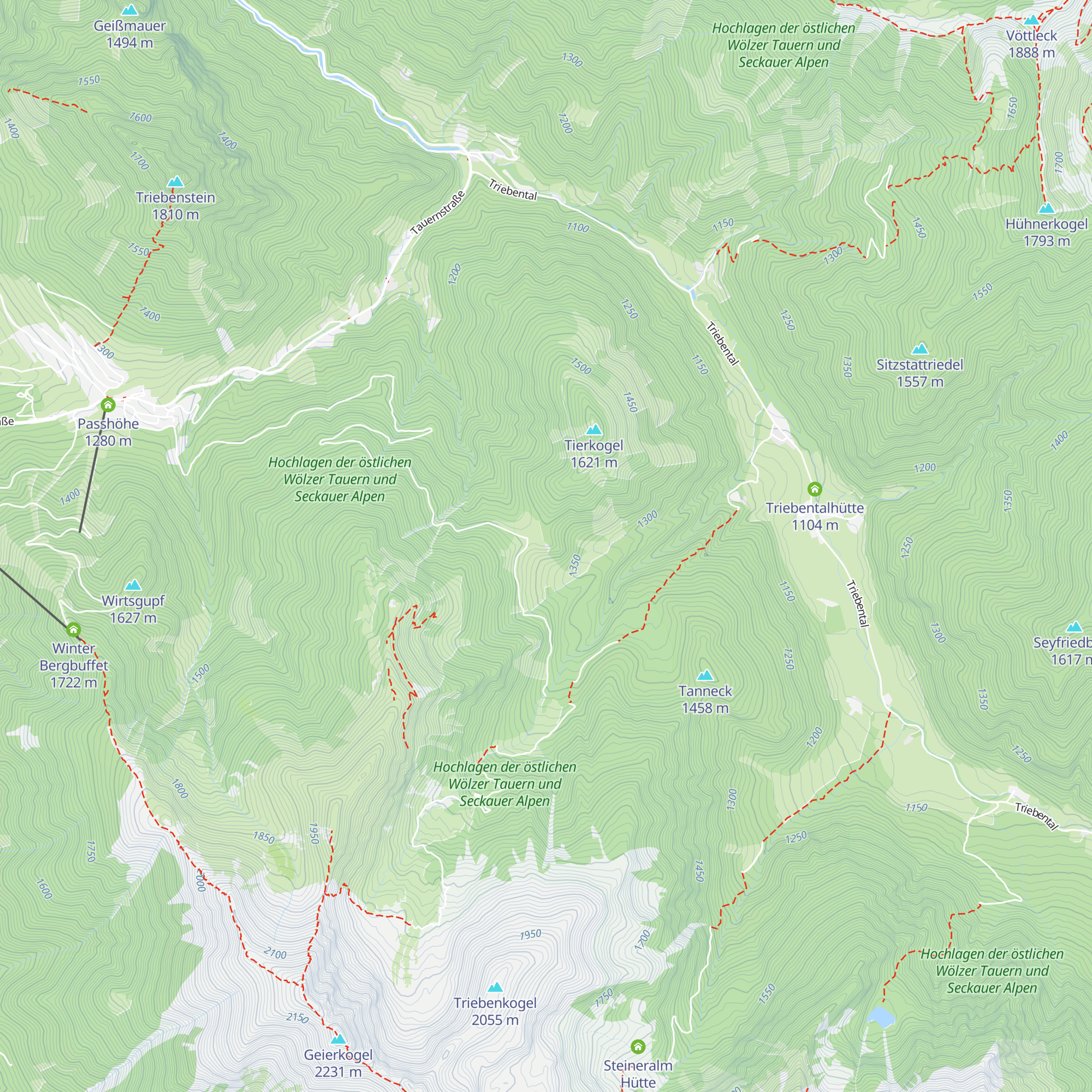 Hasensattel map