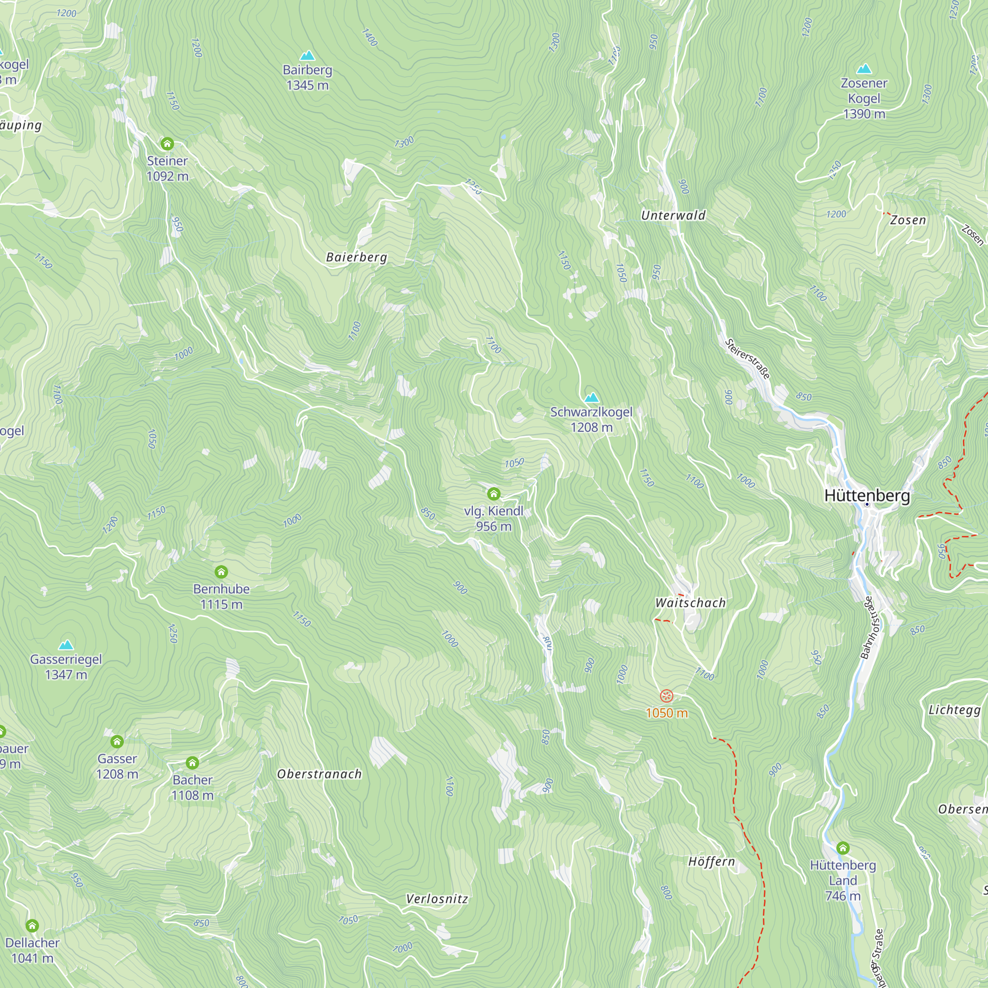 vlg. Kiendl map