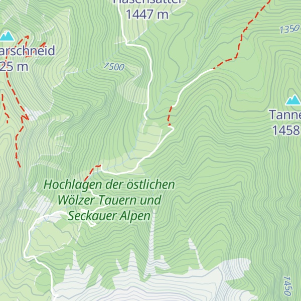 Map of Kälberhütte