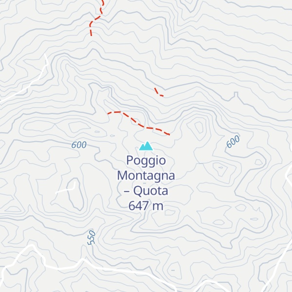 Map of Poggio Montagna – Quota