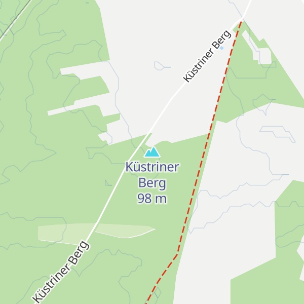 Map of Küstriner Berg