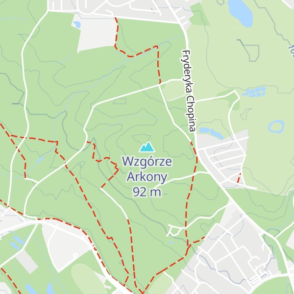 Map of Wzgórze Arkony