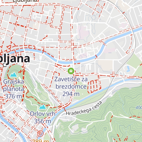 Map of Zavetišče za brezdomce