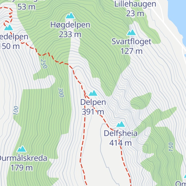 Map of Delpen