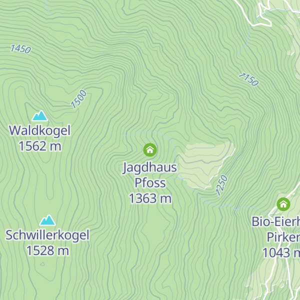 Map of Jagdhaus Pfoss