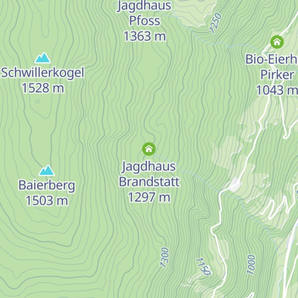Map of Jagdhaus Brandstatt