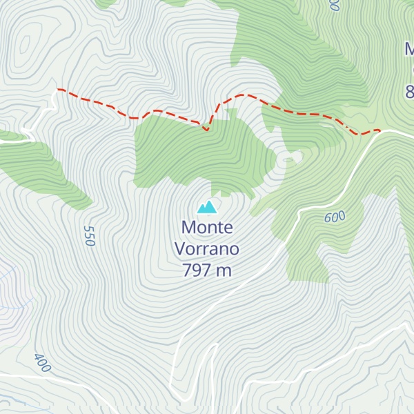 Map of Monte Vorrano