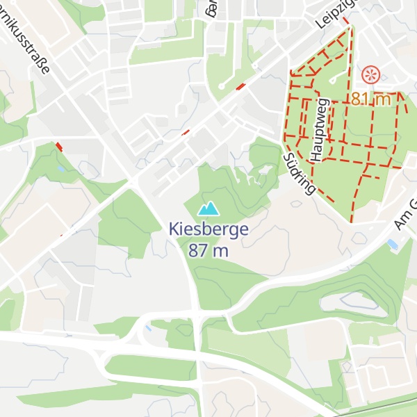 Map of Kiesberge