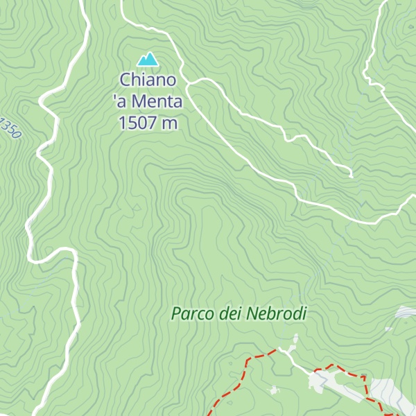 Map of Pizzo 'a Rovula