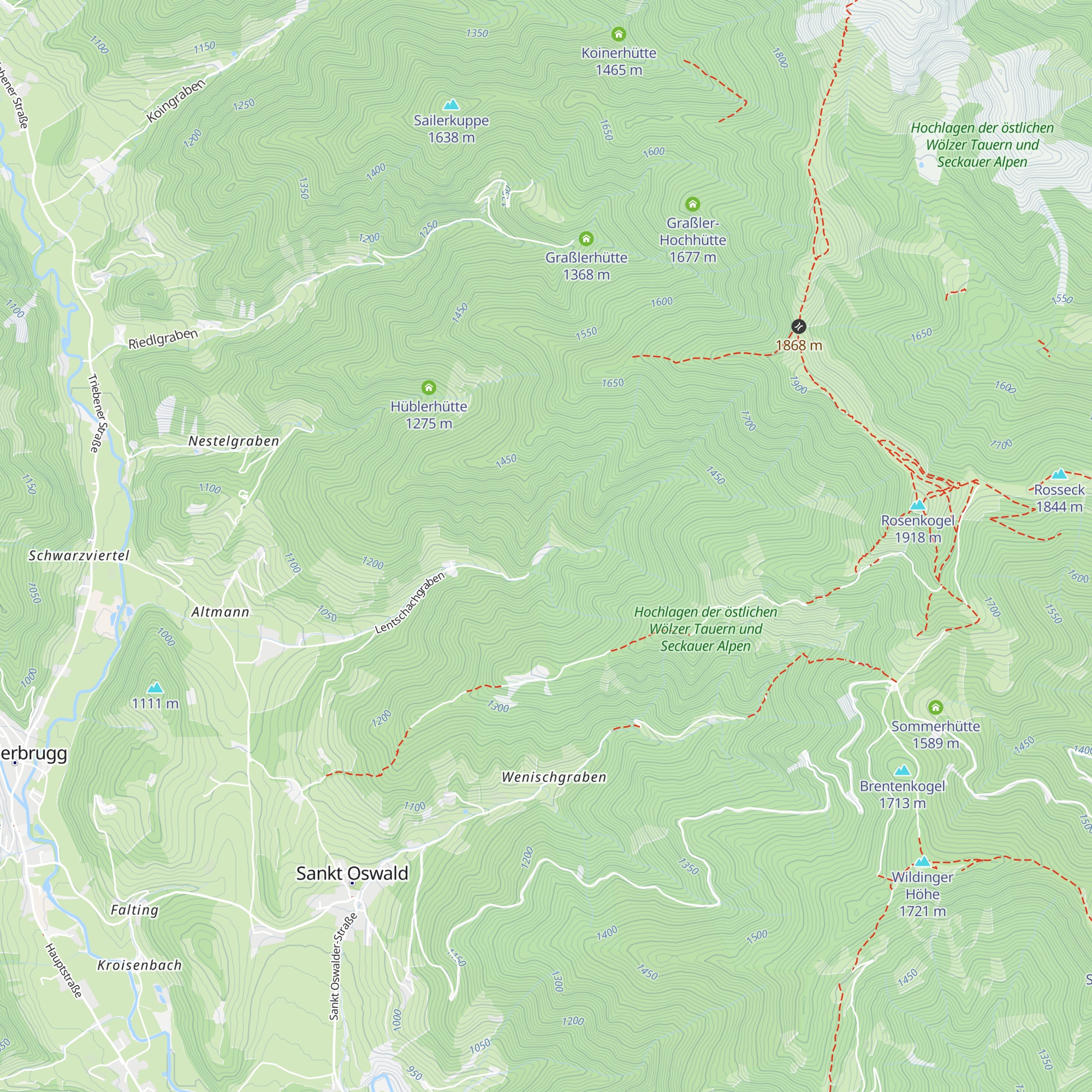 Huberhütte map