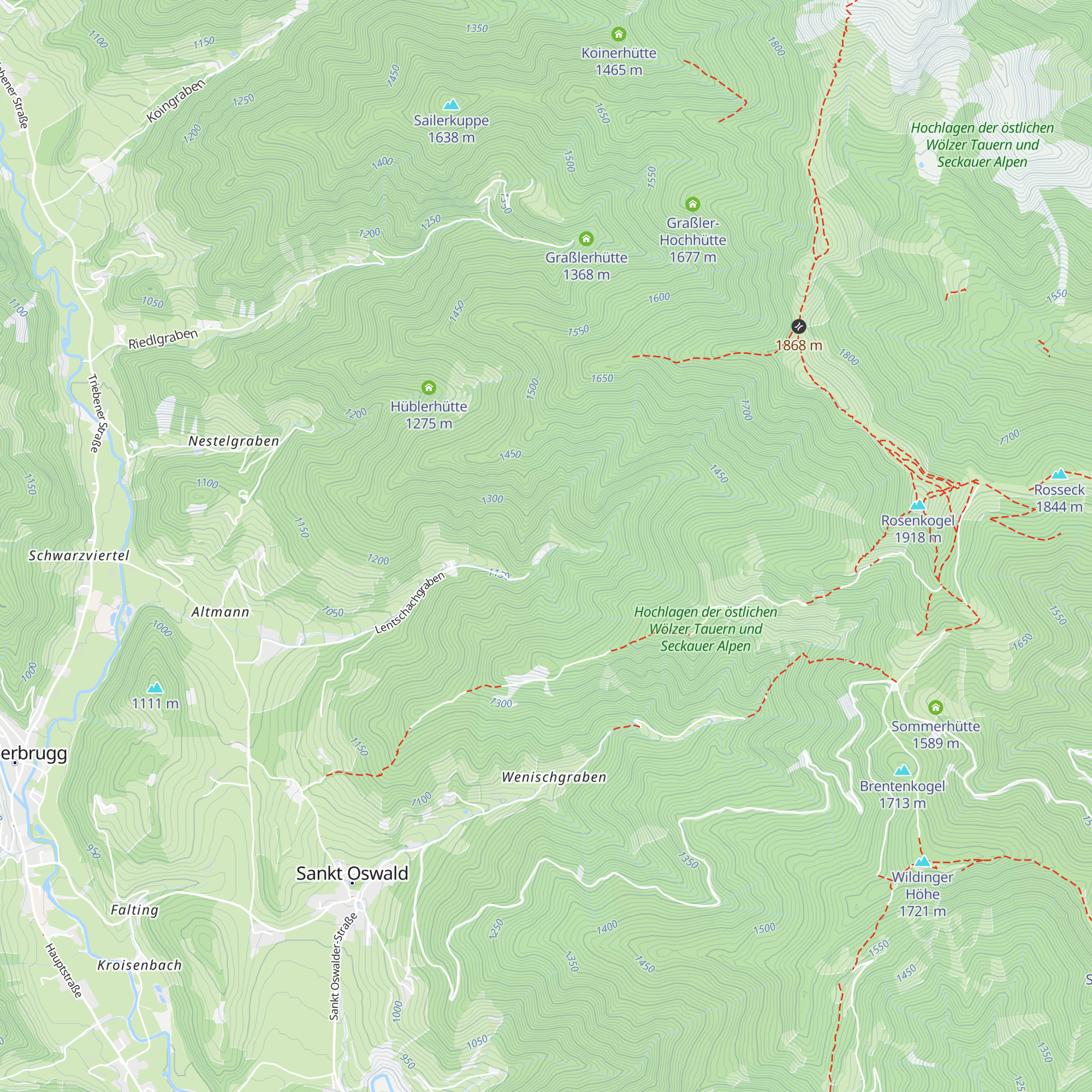Huberhütte map