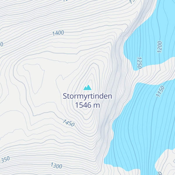 Map of Stormyrtinden