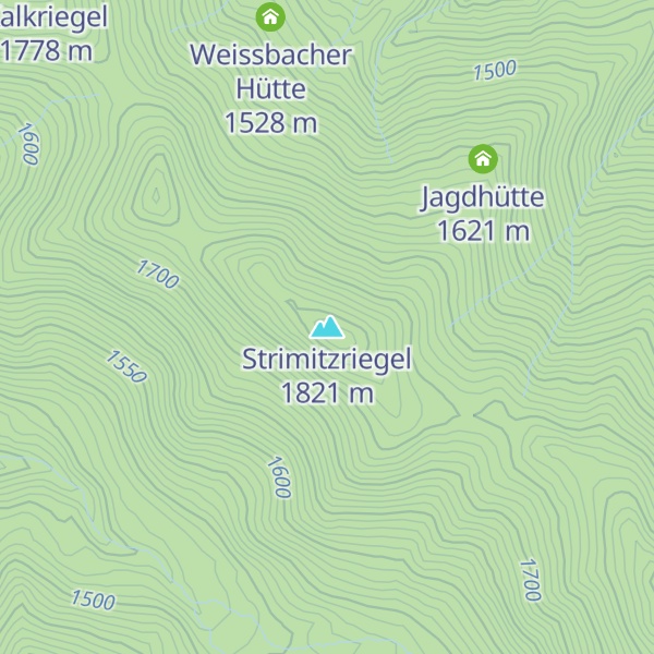 Map of Strimitzriegel