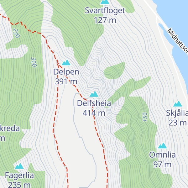 Map of Delfsheia