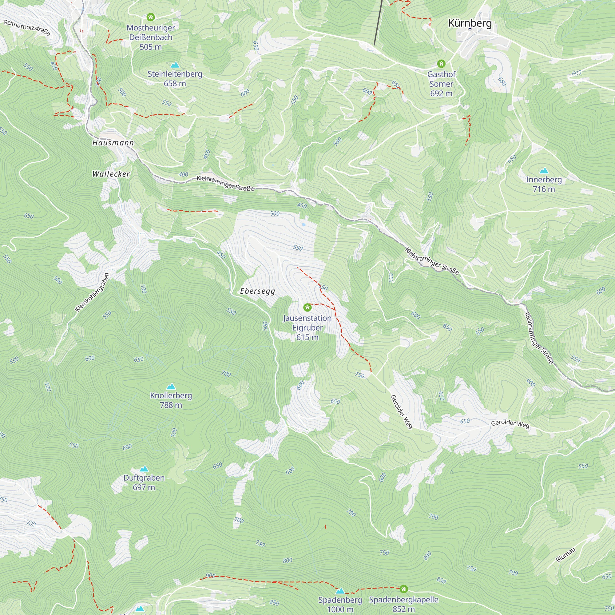 Jausenstation Eigruber map