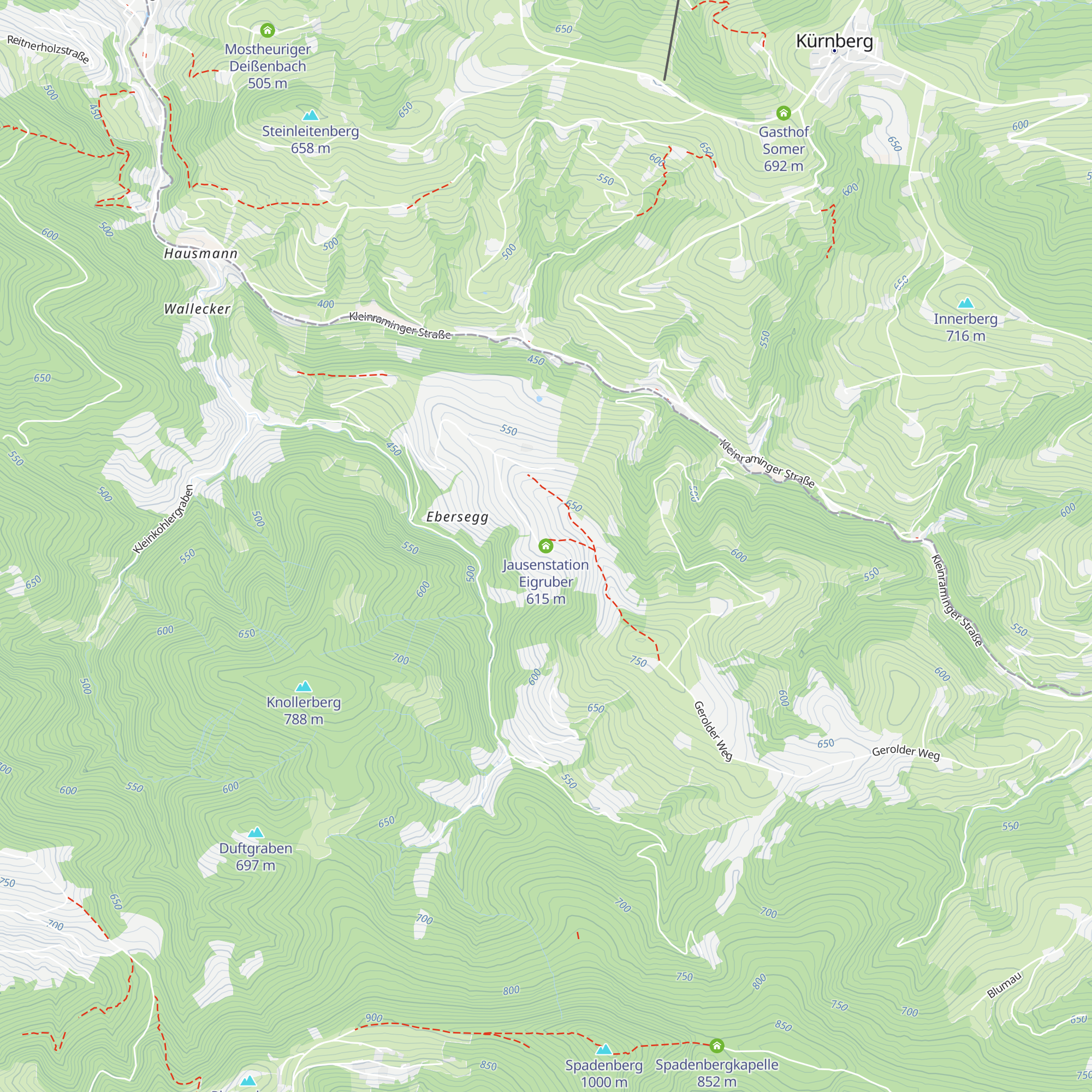 Jausenstation Eigruber map