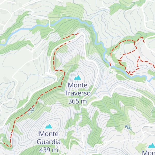 Map of Monte Traverso