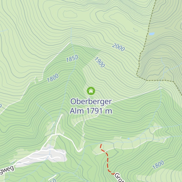 Map of Oberberger Alm