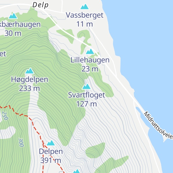 Map of Svartfloget
