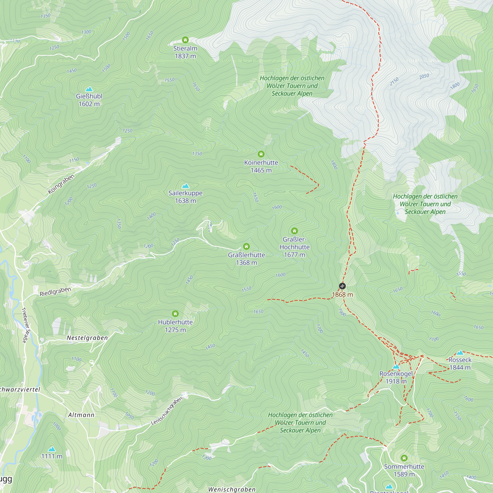Graßlerhütte map