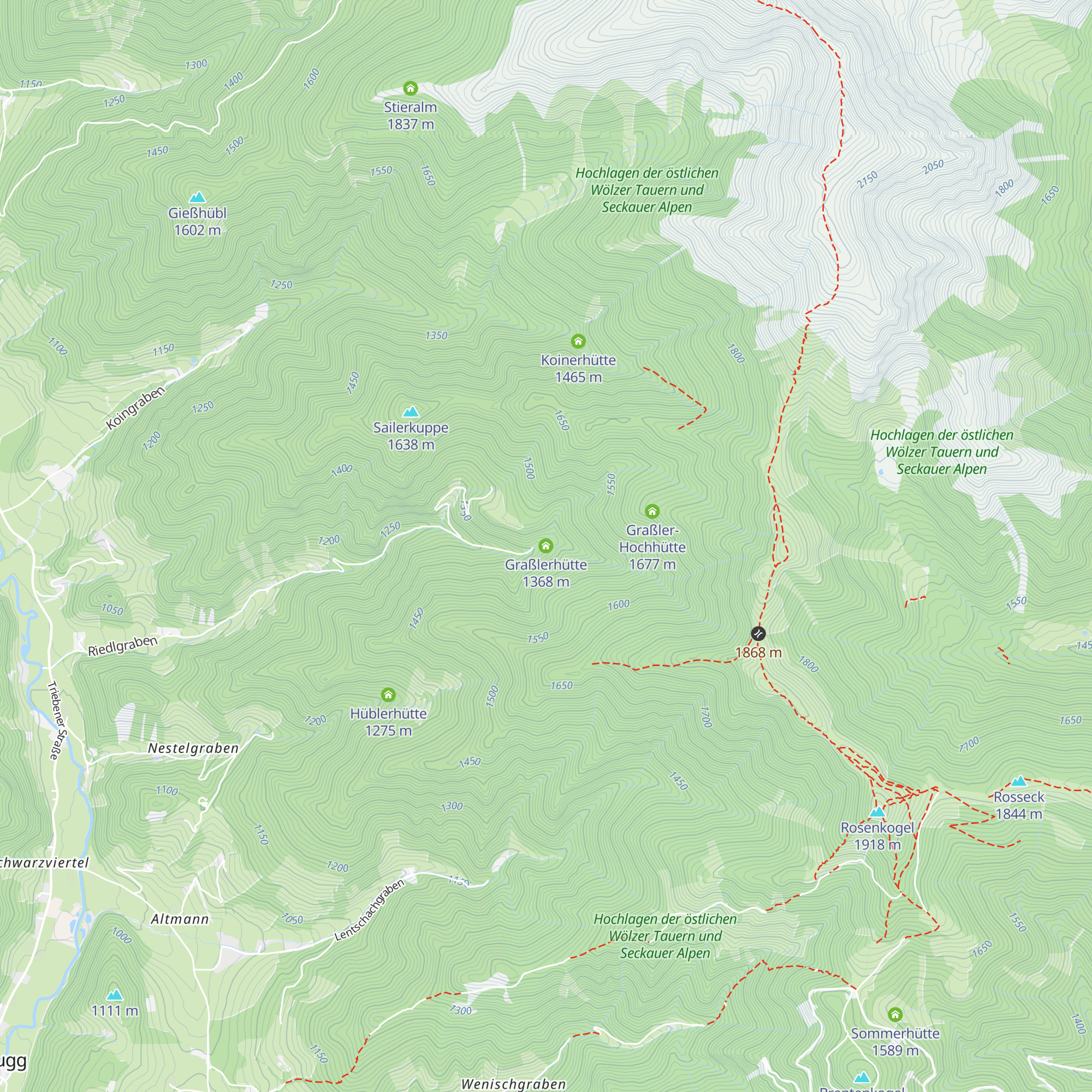 Graßlerhütte map