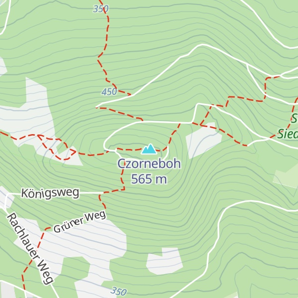Map of Czorneboh