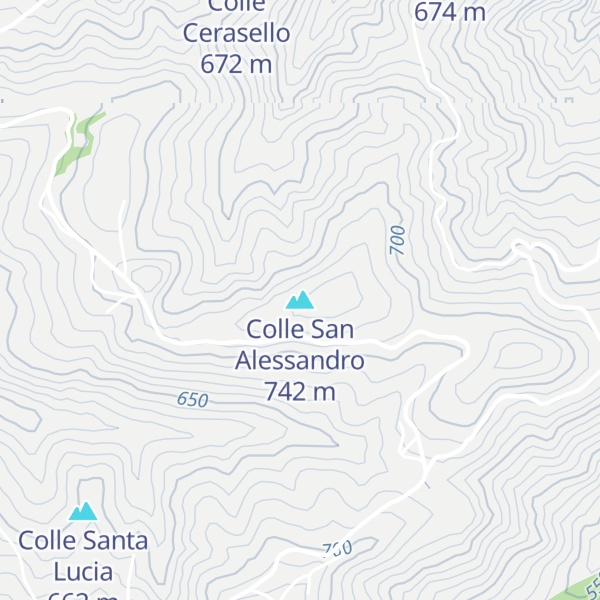 Map of Colle San Alessandro