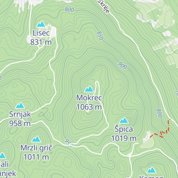 Map of Mokrec