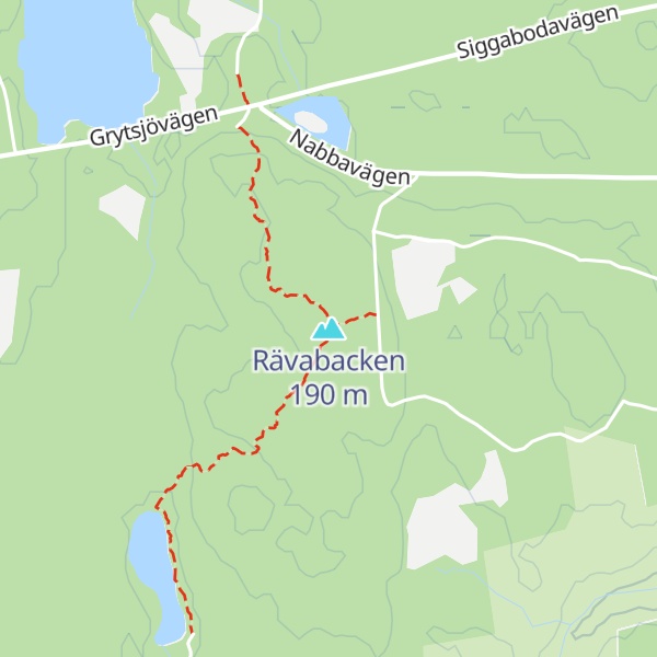Map of Rävabacken