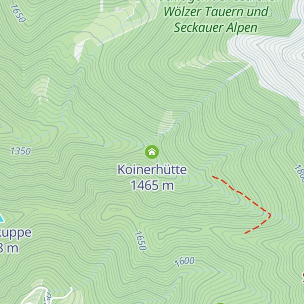 Map of Koinerhütte