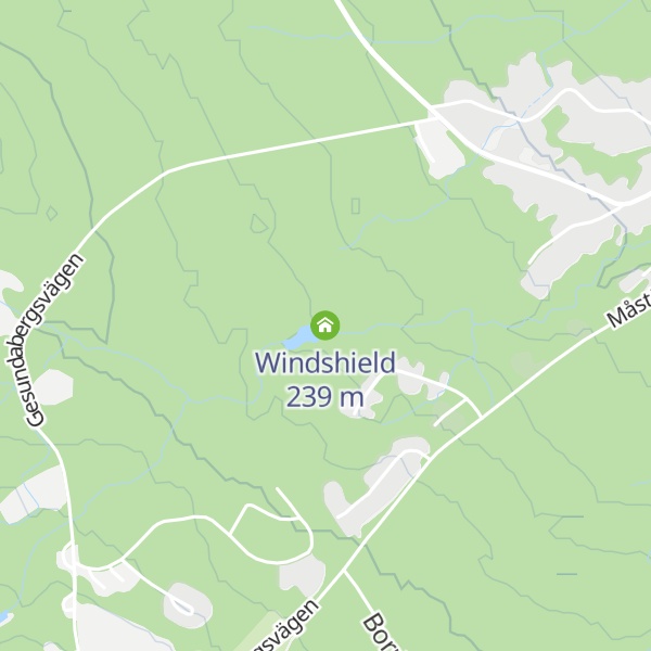 Map of Windshield