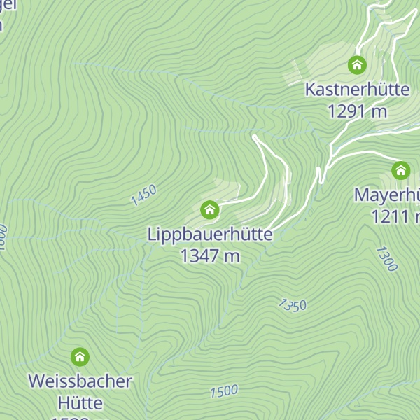 Map of Lippbauerhütte