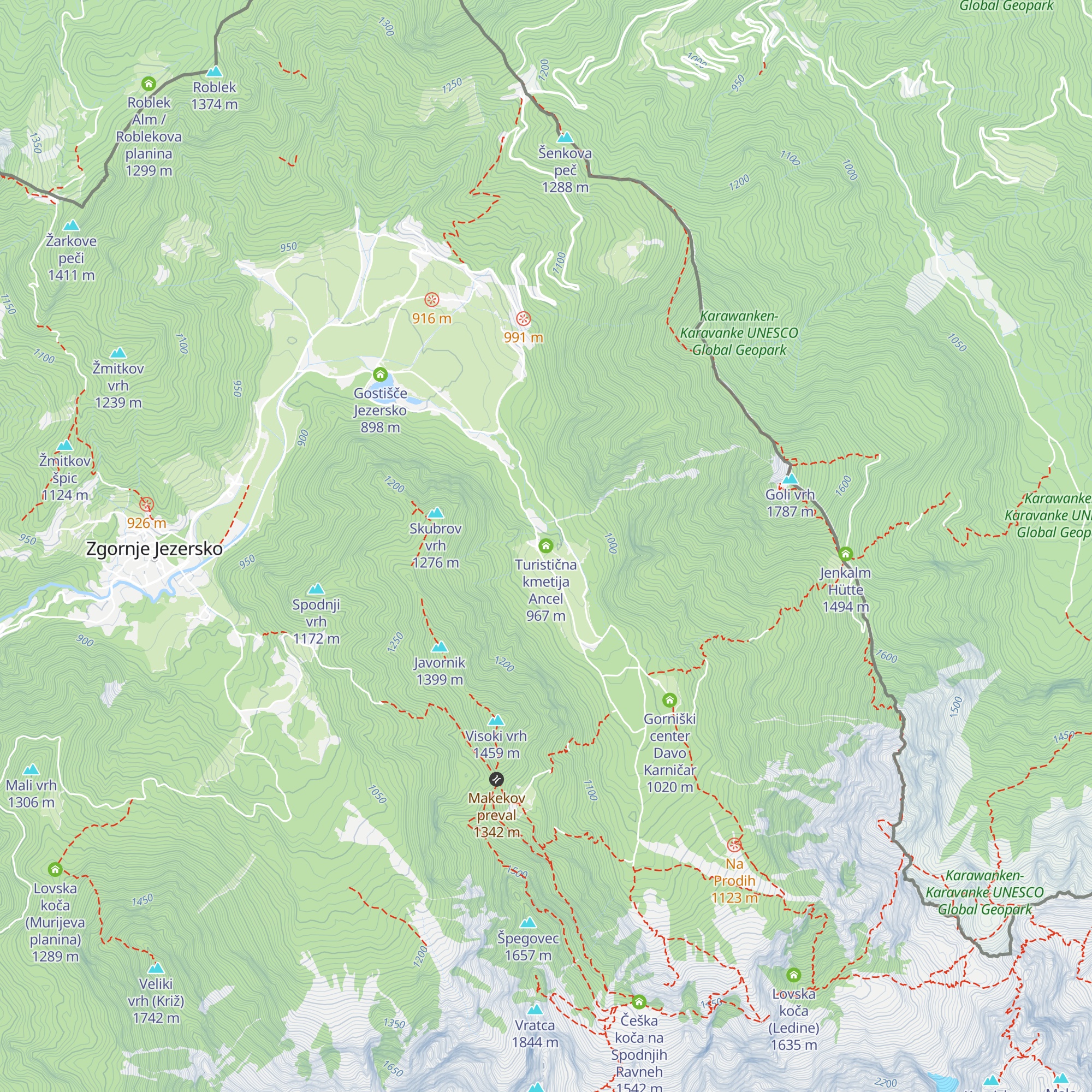 Turistična kmetija Ancel map