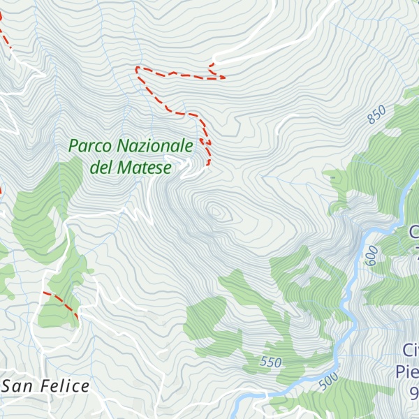 Map of Civita di Cusano