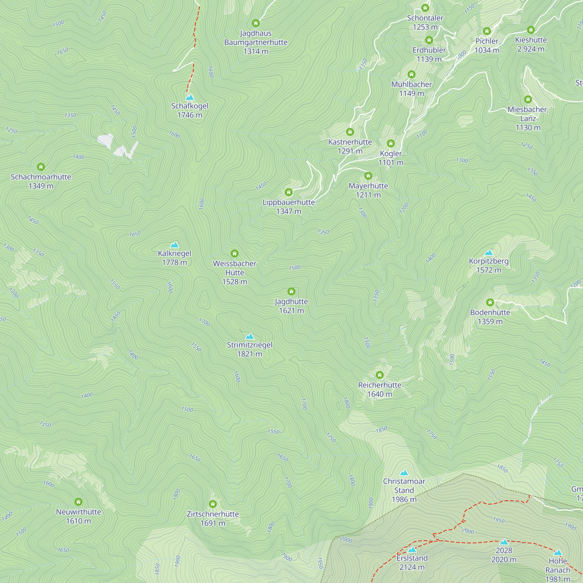 Jagdhütte map